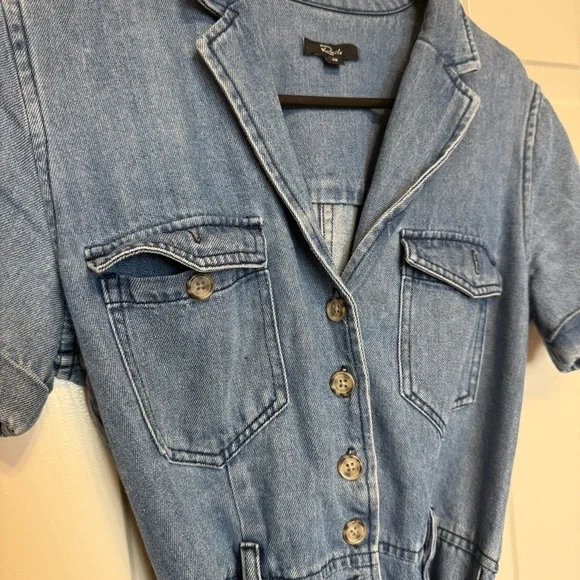 Rails Georgie Denim Belted Playsuit size XS - Picture 4 of 6